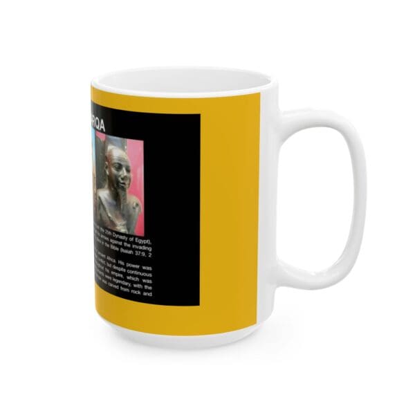 Black Mug, 15oz Taharqo or Taharqa) was a Kushite king - Image 8