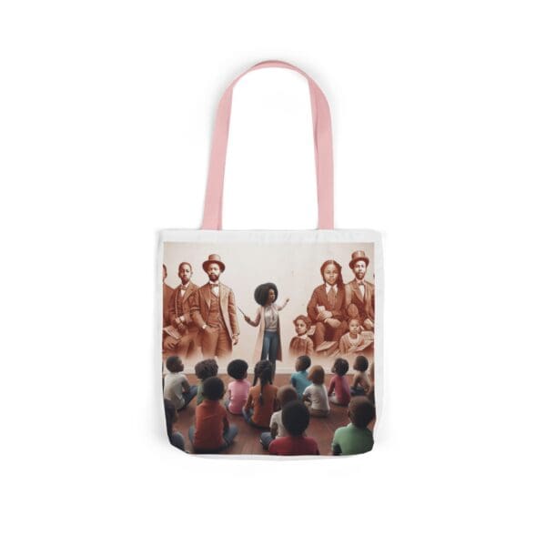 Natural Tote Bag "Pointed toward history, carried into the future." - Image 34