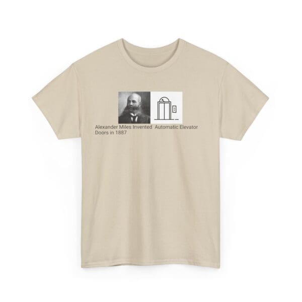 Unisex Heavy Cotton Tee "Alexander Miles: Elevating Innovation, One Step at a Time." - Image 18