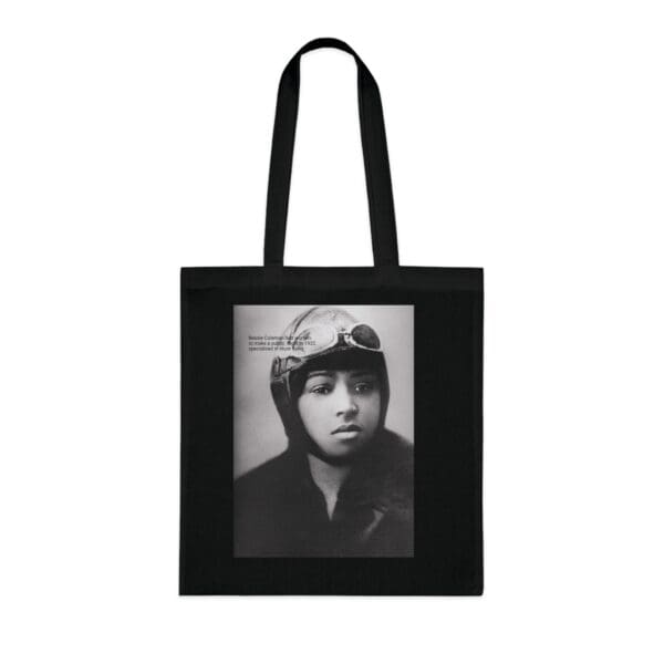Cotton Canvas Tote Bag "Soar Boldly – Carry the Legacy of Bessie Coleman" - Image 19