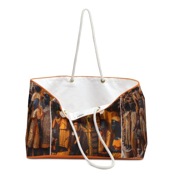 Cultural Heritage Weekender Bag - Vibrant Travel Tote for Adventurers "Because Your Journey Deserves Meaning." - Image 3