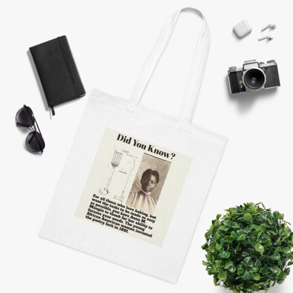 Natural Tote Bag "Carry Ingenuity: Celebrating the Legacy of Anna M. Mangin" - Image 3