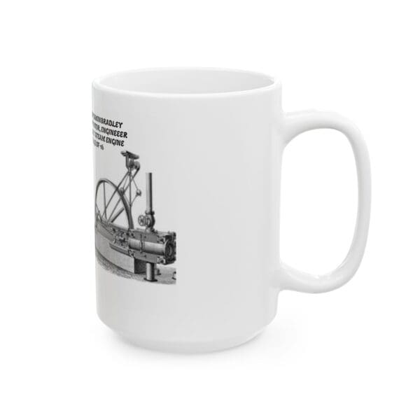 Ceramic Mug, (11oz, 15oz) Benjamin Bradley—A Mind That Moved Machines and History" - Image 8