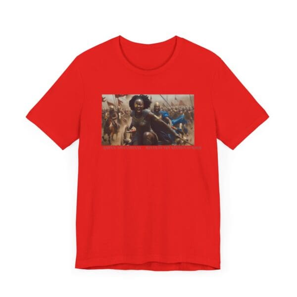 Unisex Jersey Short Sleeve Tee "Queen Amanirenas: The Warrior Who Defied Rome" - Image 19