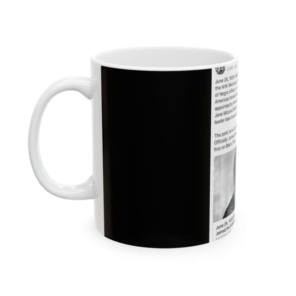 11oz 15oz Black Mug "Her Wisdom Built Schools, Her Vision Built Leaders - Image 3