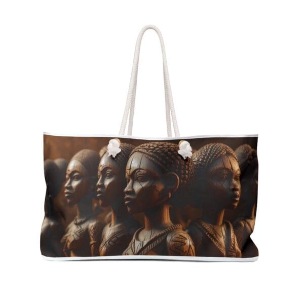 Cultural Elegance Weekender Bag - Stylish Travel Tote for Adventurers
