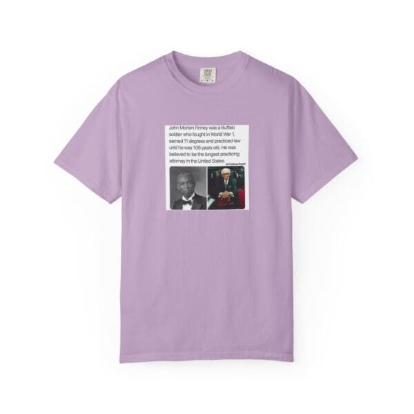 Unisex Garment-Dyed T-shirt "John Morton-Finney: Eleven Degrees, One Unbreakable Spirit." - Image 49