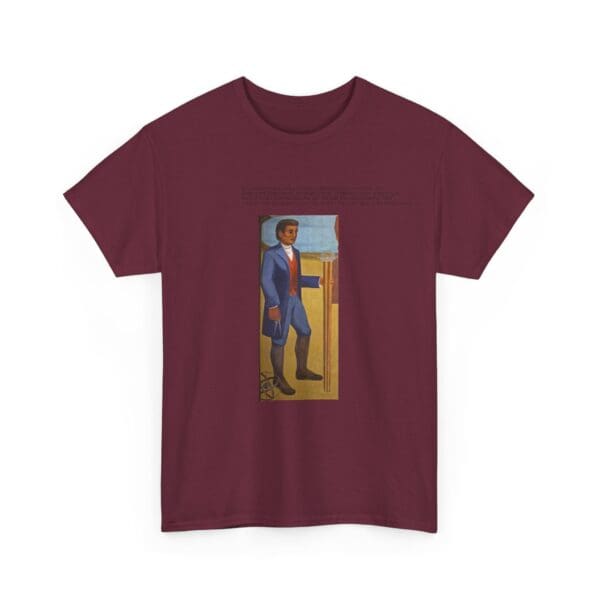 Unisex Heavy Cotton Tee "Benjamin Banneker: Mathematician, Astronomer, Trailblazer." - Image 23