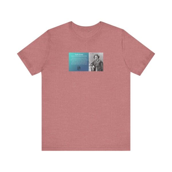 Unisex Jersey Short Sleeve Tee  "Sarah E. Goode: The Mind That Transformed Space" - Image 9