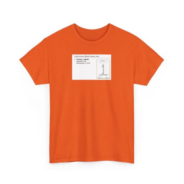 Unisex Heavy Cotton Tee "Fire Safety Revolutionized—Thomas J. Martin’s Legacy Burns Bright." - Image 19