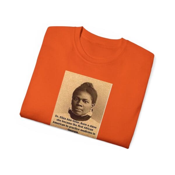 Unisex Ultra Cotton Tee "Dr. Eliza Ann Grier: From Cotton Fields to Medical Excellence." - Image 16