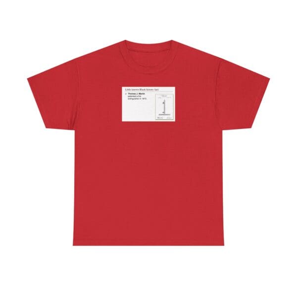 Unisex Heavy Cotton Tee "Fire Safety Revolutionized—Thomas J. Martin’s Legacy Burns Bright." - Image 41