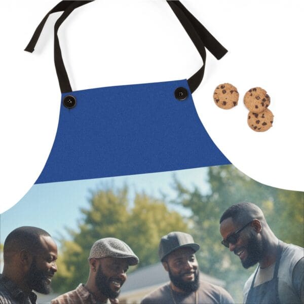 Apron (AOP) "Where Smoke Meets Brotherhood—Cookout Ready." - Image 2