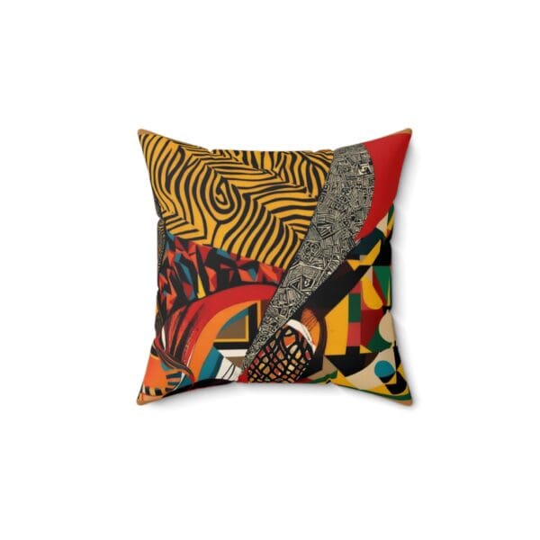 Vibrant Abstract Pillow – Bohemian Home Decor Accent Art for Your Space, Comfort for Your Soul."