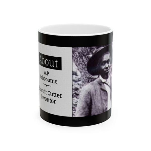 11oz Black Mug "From Dough to Innovation—Ashbourne’s Lasting Legacy."