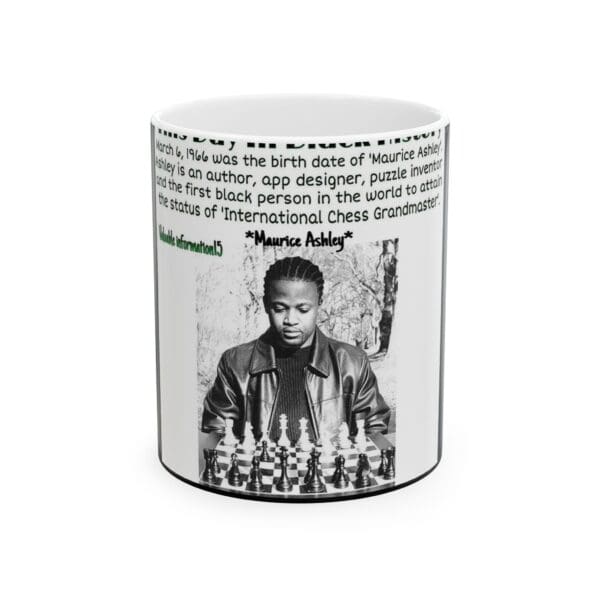 Black Mug, 11oz 15oz More Than Moves, More Than Chess—Maurice Ashley’s Legacy