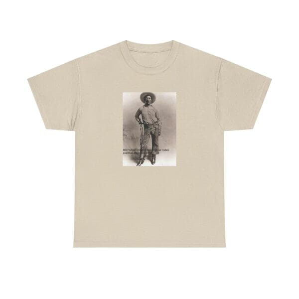Unisex Heavy Cotton Tee "Bill Pickett: The Bulldogging Legend Lives On." - Image 9