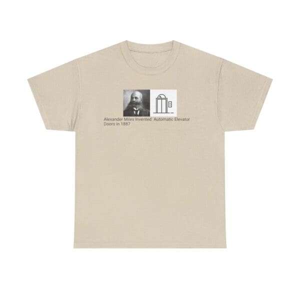 Unisex Heavy Cotton Tee "Alexander Miles: Elevating Innovation, One Step at a Time." - Image 16