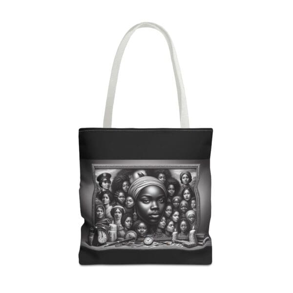 Tote Bag (AOP) “One Woman’s Strength. Generations Stand Behind Her.” - Image 17