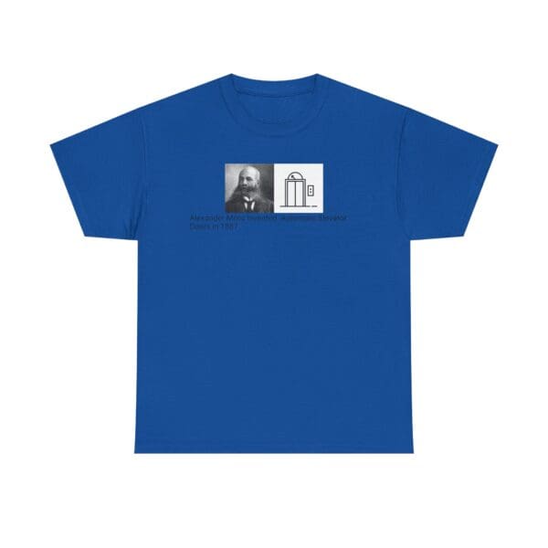 Unisex Heavy Cotton Tee "Alexander Miles: Elevating Innovation, One Step at a Time." - Image 52