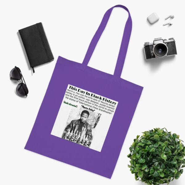 Cotton Canvas Tote Bag "Master Your Move – Carry Grandmaster Ashley’s Legacy" - Image 24