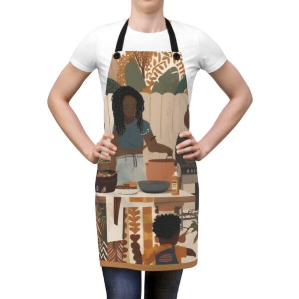 Apron (AOP) "Aprons with Soul—Where Art Meets Legacy. - Image 3