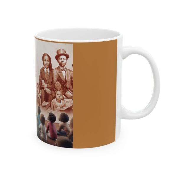 Ceramic Mug, (11oz, 15oz) "Pour Knowledge. Sip History." - Image 4