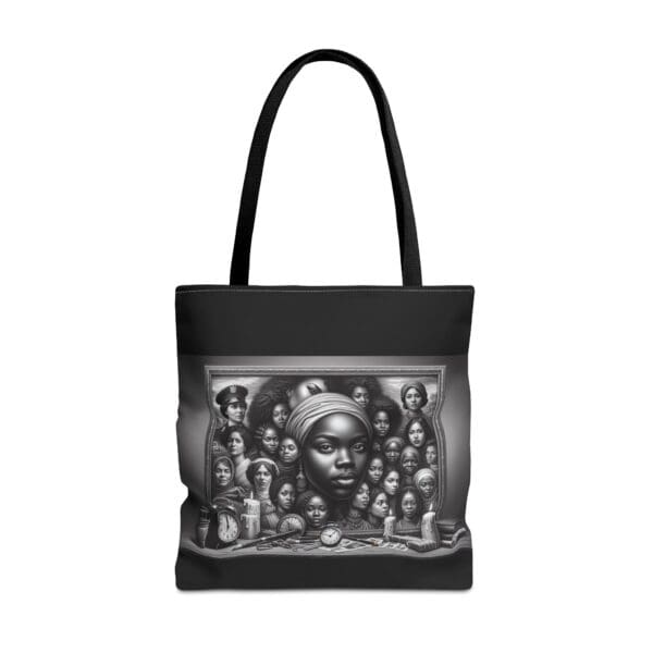 Tote Bag (AOP) “One Woman’s Strength. Generations Stand Behind Her.” - Image 5