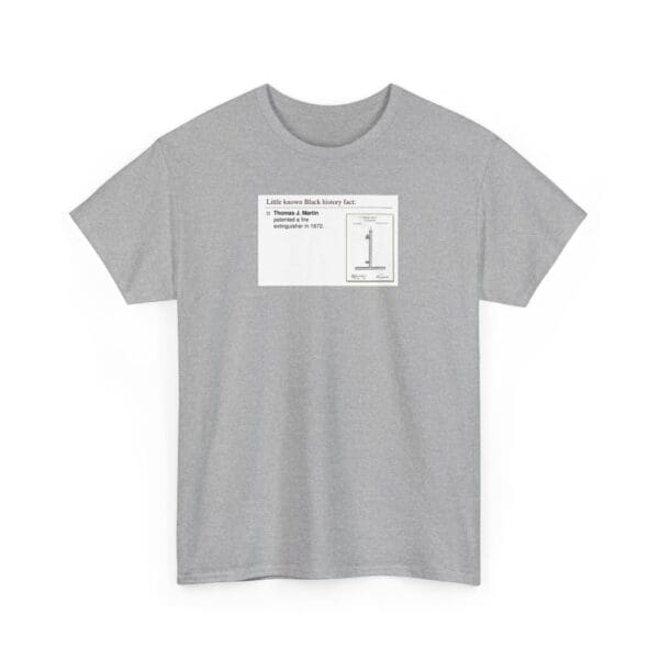 Unisex Heavy Cotton Tee "Fire Safety Revolutionized—Thomas J. Martin’s Legacy Burns Bright." - Image 11