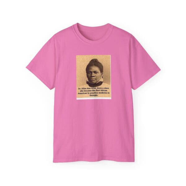 Unisex Ultra Cotton Tee "Dr. Eliza Ann Grier: From Cotton Fields to Medical Excellence." - Image 37