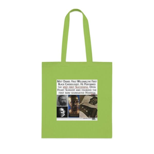Cotton Canvas Tote Bag Heart of a Pioneer—Carry the Legacy of Daniel Hale Williams” - Image 10