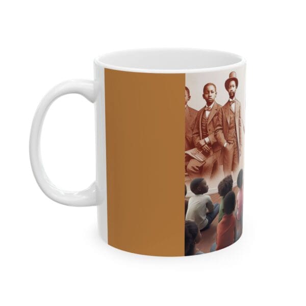 Ceramic Mug, (11oz, 15oz) "Educators Shape Minds. Black History Shapes Generations." - Image 3