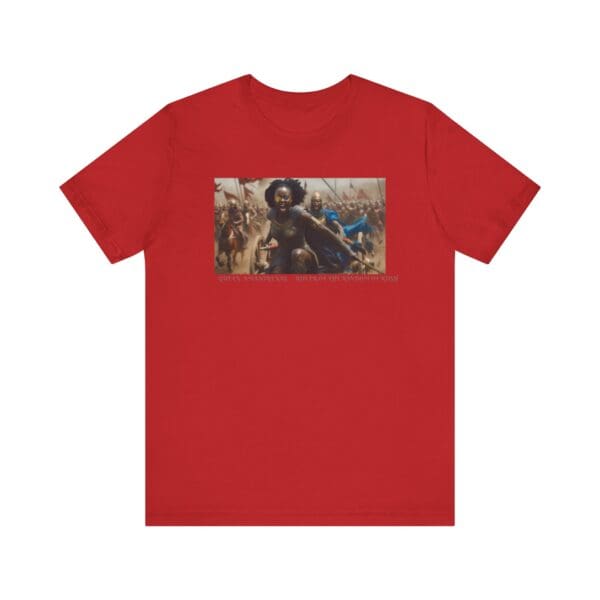 Unisex Jersey Short Sleeve Tee "Queen Amanirenas: The Warrior Who Defied Rome" - Image 69