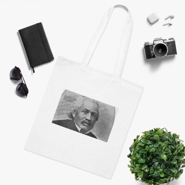 Cotton Canvas Tote Bag "Revolutionary Spirit in Every Stitch – Inspired by James McCune Smith" - Image 3