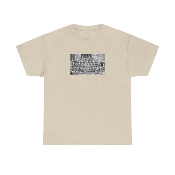 Unisex Heavy Cotton Tee "Black Wall Street: Built on Strength, Burned in Hate, Rising Again." - Image 13