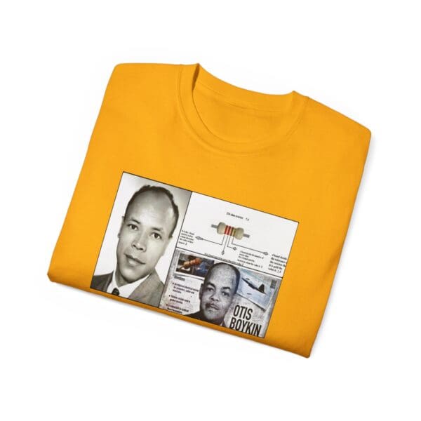 Unisex Ultra Cotton Tee "Otis Boykin: The Genius Behind Modern Electronics" - Image 20
