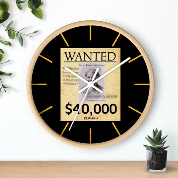 Wall Clock Harriet Tubman: Time for Freedom - Image 6