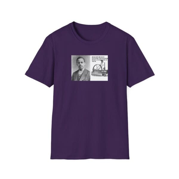 Unisex Softstyle T-Shirt "Benjamin Bradley: Steam Power, Genius, and Resilience." - Image 41