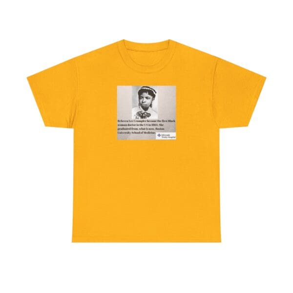 Unisex Heavy Cotton Tee "Rebecca Lee Crumpler: First Black Woman Doctor, Forever a Trailblazer." - Image 17