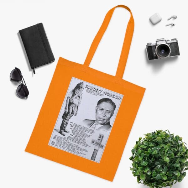 Cotton Canvas Tote Bag "Signal for Change – Carry Garrett Morgan’s Legacy" - Image 9