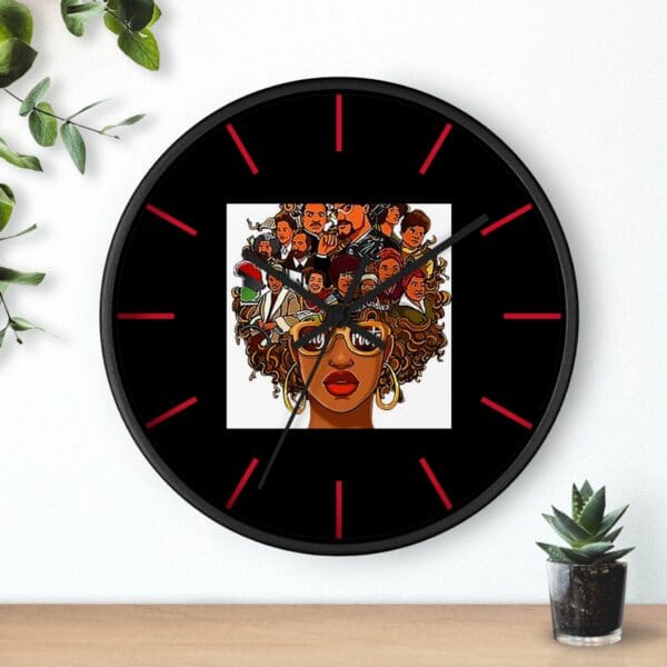 Wall Clock "Time Woven in Legacy." - Image 3