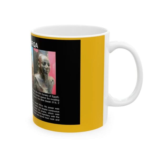 Black Mug, 15oz Taharqo or Taharqa) was a Kushite king - Image 4