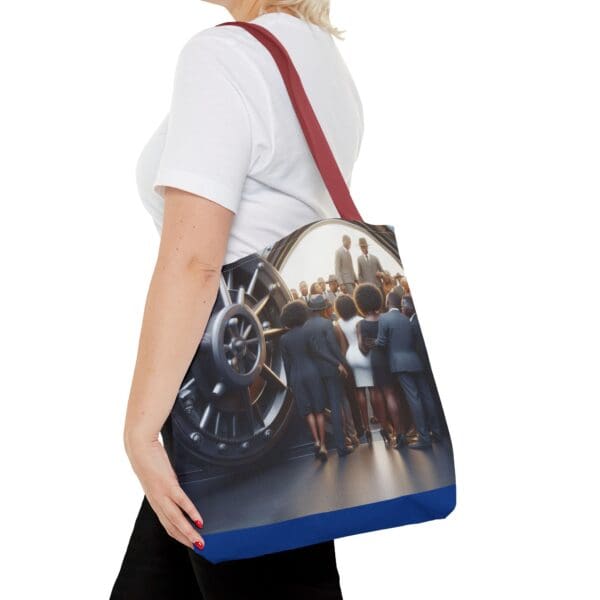 Tote Bag (AOP) "The vault opens. The stories remain." - Image 20