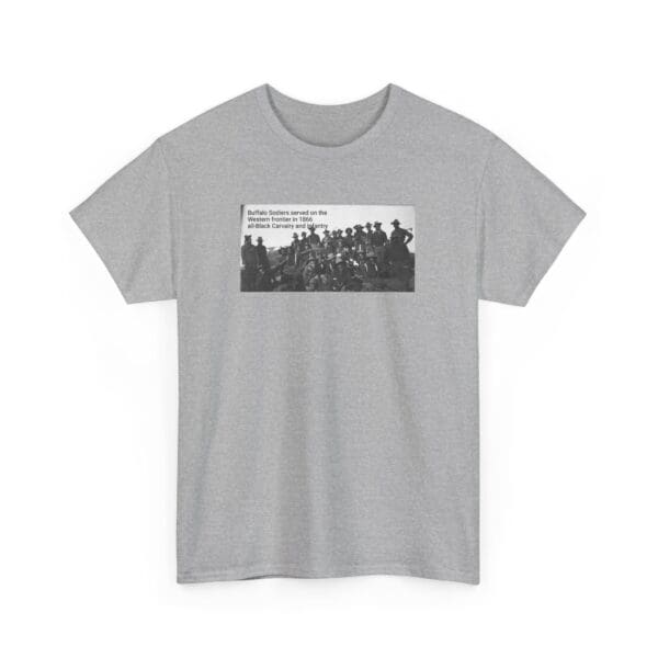 Unisex Heavy Cotton Tee "Buffalo Soldiers—The Backbone of the Frontier" - Image 15