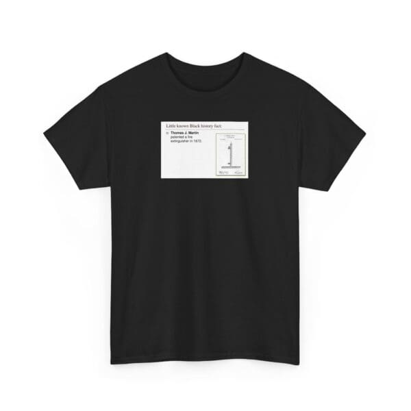 Unisex Heavy Cotton Tee "Fire Safety Revolutionized—Thomas J. Martin’s Legacy Burns Bright." - Image 7