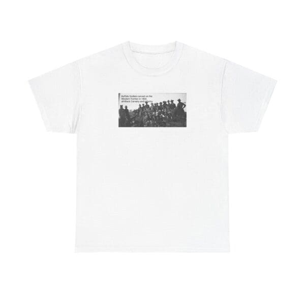 Unisex Heavy Cotton Tee "Buffalo Soldiers—The Backbone of the Frontier"