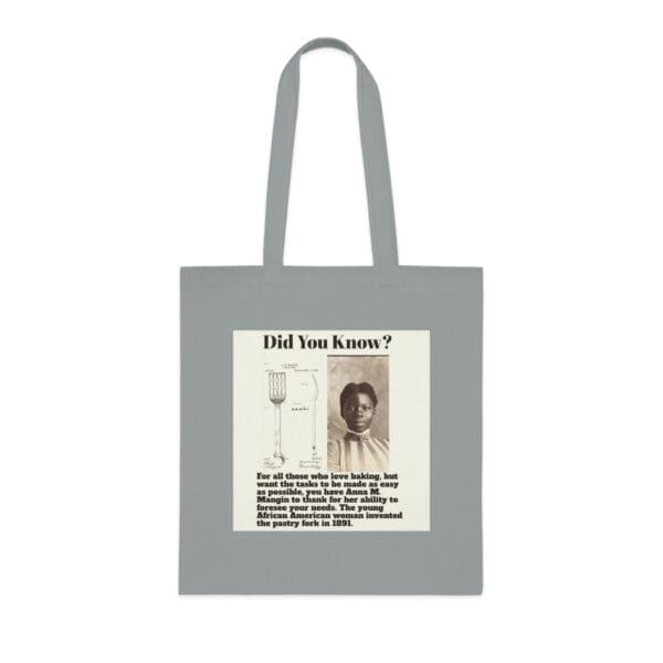 Natural Tote Bag "Carry Ingenuity: Celebrating the Legacy of Anna M. Mangin" - Image 4