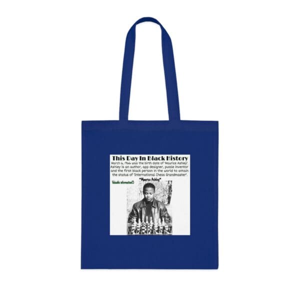 Cotton Canvas Tote Bag "Master Your Move – Carry Grandmaster Ashley’s Legacy" - Image 13