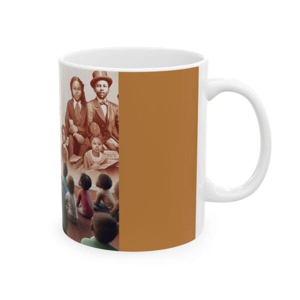 Ceramic Mug, (11oz, 15oz) "Educators Shape Minds. Black History Shapes Generations." - Image 4