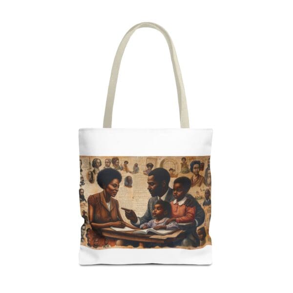 Tote Bag (AOP) Wear the Story. Teach the Truth.” - Image 45